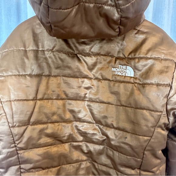 The North Face Bronze Brown Cream Mossbud Reversible Insulated Jacket - Picture 6 of 15